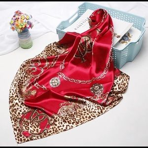 BN large satin scarf 90x90cm